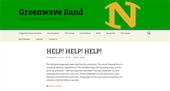 Desktop Screenshot of greenwaveband.org